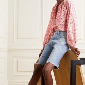 Doen Jane Blouse in Pink Valley Floral Size Small